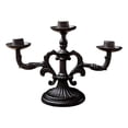 thumbnail image 3 of Candelabros de lujo Portavelas de hierro Portavelas de 3 pilares Portavelas para el hogar Decoración de escritorio Aniversario perfecl Porta vela, 3 of 8