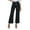 Black, variant on ABATAB Jeans for Women 4 Button up High Waisted Jeans Bottom Baggy Trendy Stretchy Fashion Denim Trousers with Pockets