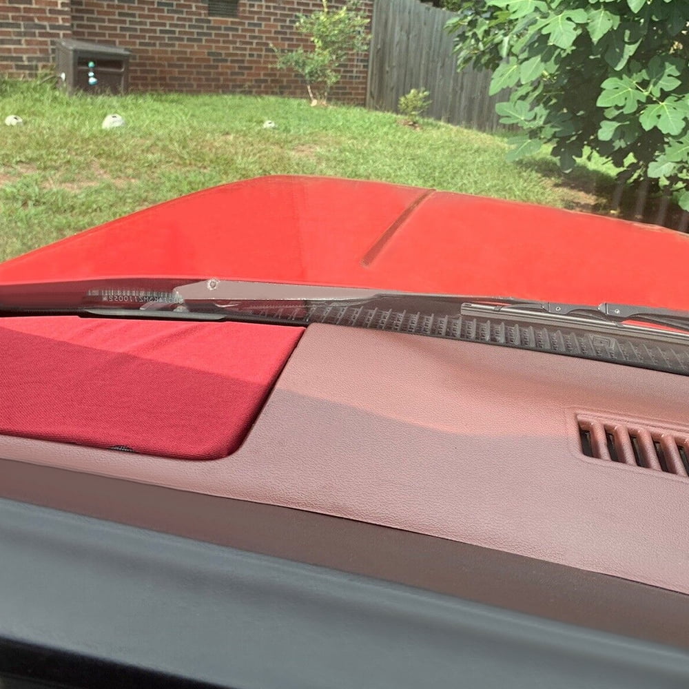 Kojem Dash Cap Cover Overlay for 1992-1994 Blazer 1988-1994 GMC C1500 C2500 C3500 K1500 2500 3500 Chevy Suburban Yukon Dashboard Garnet