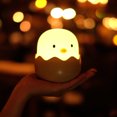 thumbnail image 5 of Lampe LED, Mignonne Forme de Poussin USB Silicone Rechargeable LED Lumière de Nuit Mini Lumière de Nuit, 5 of 5
