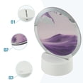 thumbnail image 5 of Led Moving Sand Art Table Lamp With 6Color Quicksand Night Light 3D Sandscape Hourglass Bedside Lamps Home Decor Gif-T, 5 of 9