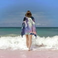 thumbnail image 6 of PHYHOO Galaxy Star Unicorn Sand Free Microfiber Beach Towel Lightweight Oversized Quick Dry for Kids &amp; Adults for Swimming, Pool, Camping, Yoga, Traveling Essentials 30x60in, 6 of 8