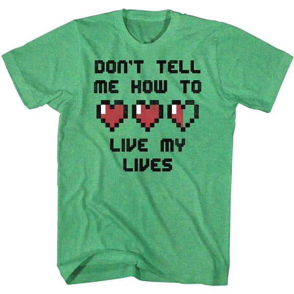 Gamer Society How to Live my Lives Men's T Shirt