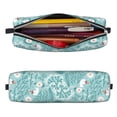 thumbnail image 2 of Yiaed Swan And Flowers4 Print Leather Pencil Case - Leather Pen Pencil Holder - Elegant & Practical Pencil Pouch for Work & Office, 2 of 7