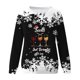 thumbnail image 2 of Gibobby Sudadera navideña mujer informal de casa con estampado navideño para mujer(AJ,CH), 2 of 4