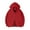 🔥 Red_New, variant on Men's Solid Color Hooded Sweater Jacket, Long Sleeve Double Zipper Cardigan, Warm Fleece Outerwear, Casual Style for Daily Wear, Comfortable Fit, Multiple Pockets, Modern Design for Home or Travel