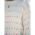thumbnail image 6 of Cupshe Women's Rainbow Dots Long Sleeve Sweater, Size S-XL, 6 of 6