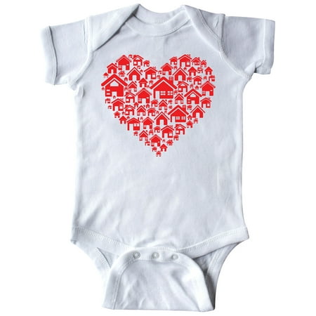 

Inktastic Home is Where The Heart Is Gift Baby Girl Bodysuit