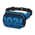 thumbnail image 2 of Kdxio Happy New Year 2025 Crossbody Double Layer Waist Bag Belt Bag for Unisex Fanny Pack Fashion Waist Packs for Hiking Running Shopping Traveling, 2 of 9