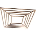 thumbnail image 2 of 18"OD x 6 5/8"ID x 3/8"T Raven Wood Fretwork Pierced Ceiling Medallion, Alder, 2 of 3