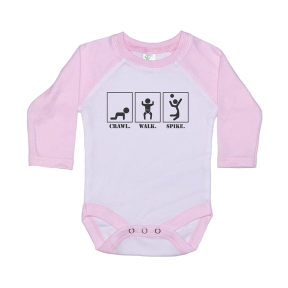 Crawl Walk Spike Baby Onesie