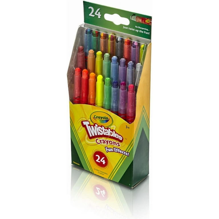 Crayola 24 Ct Twistables Fun Effect Crayons 52-9824 for sale