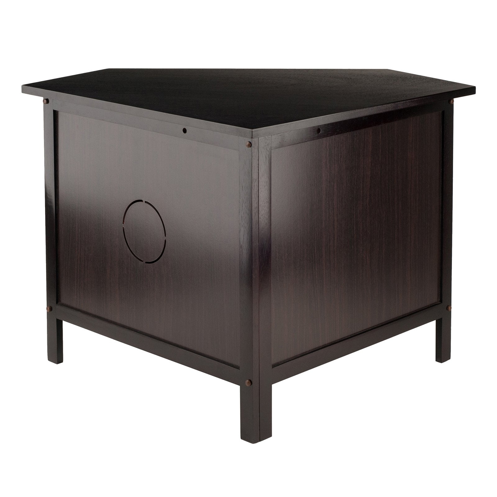 Winsome Zena Corner TV & Media Stand, Espresso Finish