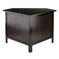 Winsome Wood Zena Corner TV & Media Stand, Espresso Finish