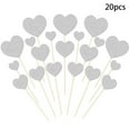 thumbnail image 2 of 20 Pcs Valentine's Day Decor Colorful Heart Toothpicks Wooden Cocktail Picks Valentine Treats Party Tabletop Valentine Decorations Romantic Centerpieces Valentines Decor, 2 of 6