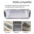 thumbnail image 2 of 2Pack Adjustable Air Vent Deflector-10in to 15in Magnetic Floor Vent Covers for AC, Wall, Ceiling Registers with Magnets, 2 of 5