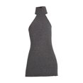 thumbnail image 3 of Vestido elástico para niña a escala 1/12, mini muñeca, vestido informal en miniatura para muñeca femenina de 6'', accesorios para el cuerpo de gris, 3 of 8