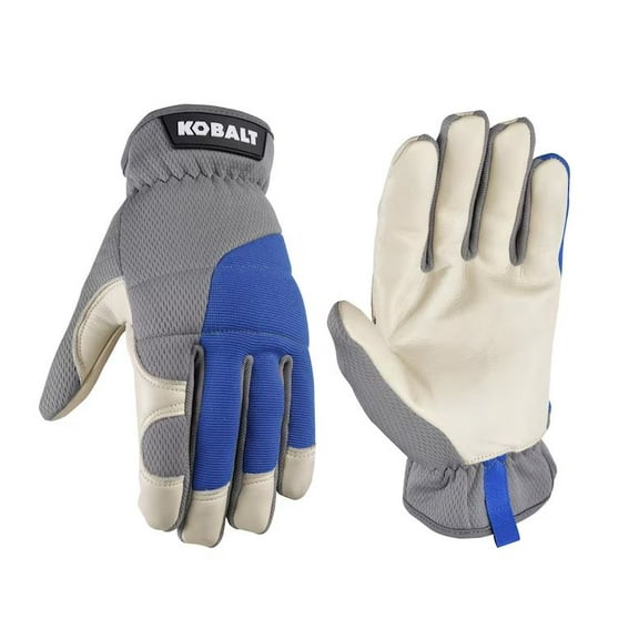 Kobalt Medium Blue Leather Utility Gloves