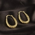 thumbnail image 5 of Alexcraft 925 Sterling Silver Post Hoop Earrings for Women Hollow Oval Hoop Earrings Hypoallergenic U Shaped Hoops Earring for Jewelry Gifts, 5 of 7
