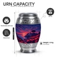 thumbnail image 2 of Yatskia Sunset Lighthouse Large Cremation Urns for Human Ashes Adult Men and Women, Decorative Funeral Urn for Adult Ashes, (Monar Large, 10 Inch), 2 of 7