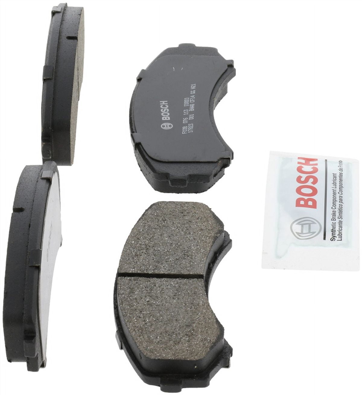 Bosch BC550 QuietCast Premium Ceramic Disc Brake Pad Set For Select Honda Passport; Isuzu Axiom, Rodeo, Rodeo Sport; Mazda MPV; Mitsubishi Endeavor, Montero; Front