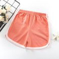 thumbnail image 2 of Jalioing Toddler Babys Short Pants Wide Leg Elastic Waist Cute Shorts Loose Comfy Summer Beach Shorts Cotton Shorts, 2 of 3