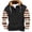 A_Black, variant on Mens 1/4 Button Fleece Hooded Sweatshirt Oversized Long Sleeve Aztec Graphic Pullover Western Jackets with Pockets Coffee S