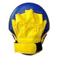 thumbnail image 1 of Boxing Strike Curved Thai Pad MMA Focus Mitts Muay Thai Pads Yellow Blue, 1 of 6