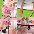 thumbnail image 5 of Garden Tool Bag,Pink Beagle and Flower Garden Tool Organizer,Garden Gifts,Waterproof Multi-Pocket Garden Tool Storage 11.8x5.5x11.4 Inch(Tools NOT Included), 5 of 6