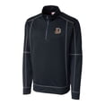 thumbnail image 2 of Men's Cutter & Buck  Navy Durham Bulls  Clique Helsa Performance Half-Zip Knit Pullover, 2 of 3