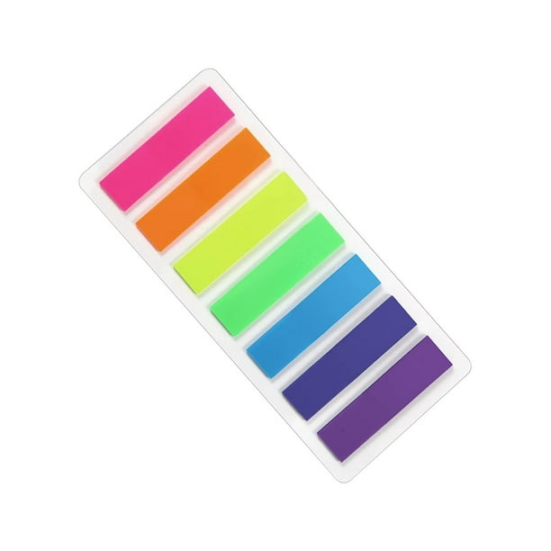 Fichas de índice Soledad Fichas de anotación reposicionables Pestañas adhesivas de colores 7 colores