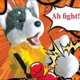 thumbnail image 2 of Kung-Fu Husky Puppet Toy with Sound, Husky Plush Toys Hand Puppet Puppy Muppets for Halloween, Storytelling, Role Play, 2 of 5
