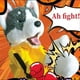 thumbnail image 2 of Kung-Fu Husky Puppet Toy with Sound, Husky Plush Toys Hand Puppet Puppy Muppets for Halloween, Storytelling, Role Play, 2 of 5