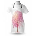 thumbnail image 4 of Tree Apron, Feminine and Cherry Blossom Spring Time Plantation, Unisex Kitchen Bib with Adjustable Neck for Cooking Gardening, Adult Size, Pink Blush, by Ambesonne, 4 of 4