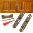 thumbnail image 4 of Chinese Antique Lock Set, Vintage Style Brass Material Antique  Handles Set DIY Making  For Tool Boxes For Jewelry Boxes, 4 of 8