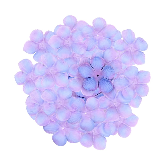 200 Piezas de Pétalos de Flores Artificiales Macarena para Mesa Día de San Valentín Azul Morado