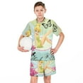 thumbnail image 6 of Kids Tinker Bell Short Sleeve T-Shirt And Shorts Outfit Set Athletic Mesh Shorts Set for Boys, 6 of 7