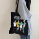 thumbnail image 2 of Jujutsu Kaisen bolso de lona para mujer, bolsa de hombro de Anime japonés, Ins Harajuku, bolsos de compras de dibujos animados Vintage de gran capacidad, 2 of 5