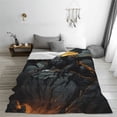 thumbnail image 5 of Sikiie Full Moon Black Dragon Ultra-Soft Micro flannel Blanket Luxury All Seasons Warm Blanket for Bedding Sofa and Travel (4 sizes)-60"x50", 5 of 7