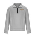 thumbnail image 6 of hopeusince Men's Slim Fit Long Sleeve Turtleneck Zipper Sweatshirt with Pocket Gray M, 6 of 6