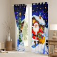 thumbnail image 3 of Castle Fairy Teens Christmas Tree Blackout Curtains Set of 2 (52x84 Each),Santa Claus Window Curtains,Rustic Cabin Curtains and Drapes,Microfiber Bedroom Decor, 3 of 6