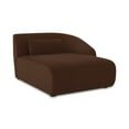 thumbnail image 2 of Moe's Home Collection Amelia Right Arm Facing Chaise Chestnut Fabric, 2 of 6