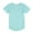 Blue - aqua, variant on P.J. Salvage Womens Solid Rounded Hem Pajama Sleep T-shirt, Yellow, Small