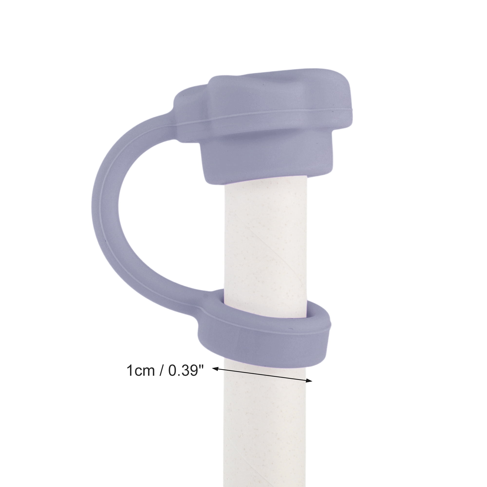 Unique Bargains Dust-Proof 30oz Straw Cover Set of 2 Purple