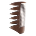 thumbnail image 4 of Peines de cabellero multiusos Yinane 2 piezas Peine de dientes anchos para hombres negro gris, 4 of 8
