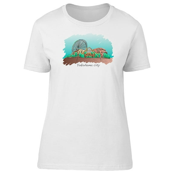 Cityscape Of Yokohama City Tee Men's -Image by Shutterstock