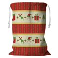 thumbnail image 1 of EREHome Panier de Noël Sac à Linge avec Cordon de Serrage 24x32 Pouces, 1 of 2