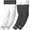 Black/White Two Tone, variant on Gameday Double Drip Football Arm Sleeves 2 Pairs, Royal & White