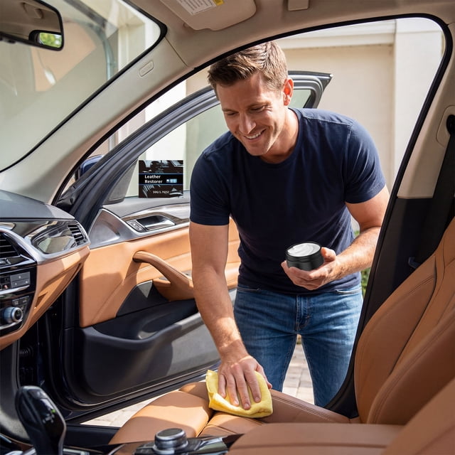 Conditioner And Protector For Interiors Nourishes And Auto Upholstery 50g