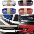 thumbnail image 3 of 2.5M Car Front Bumper Lip Carbon Fiber Rubber Universal Protector Bumper Strip Spoiler Side Skirt Rubber Anti Scratch Protector, 3 of 5
